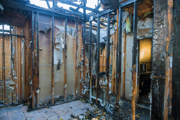 Professional Fire Damage Removal technician working in Creedmoor, NC